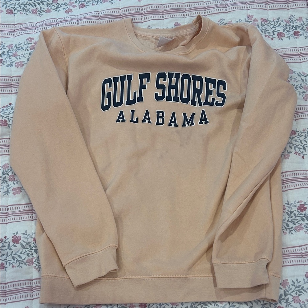 Gulf Shores Alabama Tan Sweater